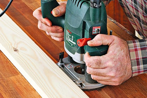 Hjelp til presise spor med overfes: Rett planke/skinne Hjelp til presise spor med overfes: Rett planke/skinne